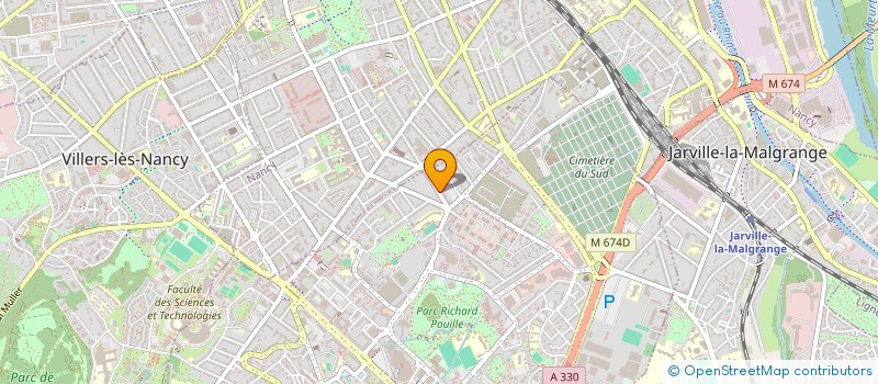 localisation de l'entreprise MONSIEUR GUY BRUMBT  VANDUVRE-LES-NANCY