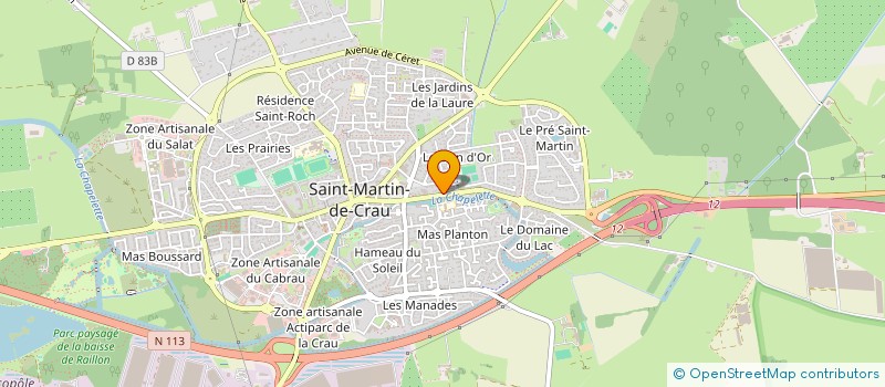 localisation de l'entreprise MONSIEUR GUY BRUN à SAINT-MARTIN-DE-CRAU