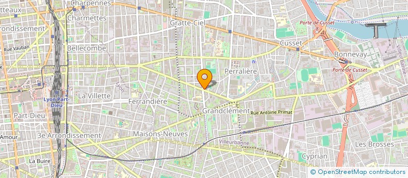 localisation de l'entreprise MONSIEUR GUY BRUNO à VILLEURBANNE