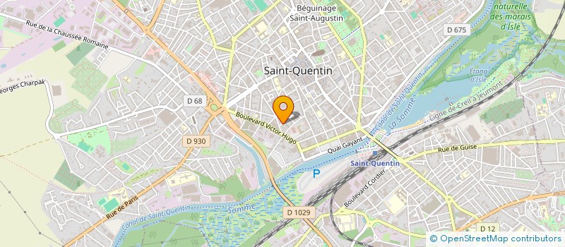 localisation de l'entreprise MONSIEUR GUY BRUSSET à SAINT-QUENTIN