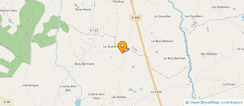 localisation de l'entreprise MONSIEUR GUY BUCHERON à CROZON-SUR-VAUVRE