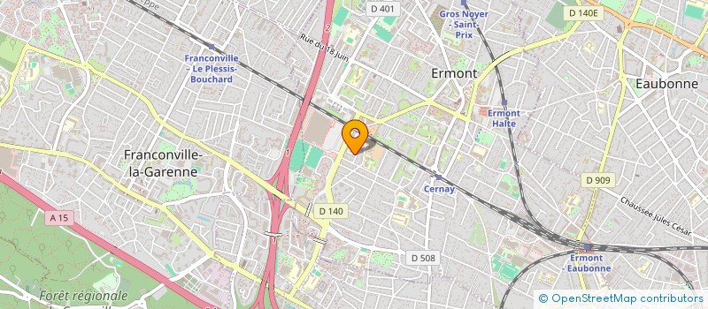 localisation de l'entreprise MONSIEUR GUY BUENO  ERMONT