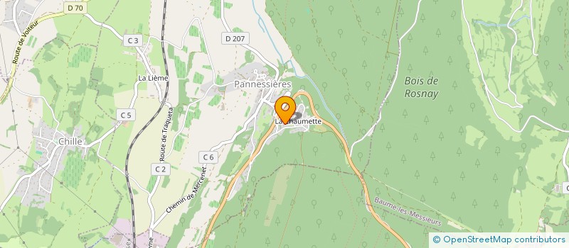 localisation de l'entreprise MONSIEUR GUY BUGUET  COURLANS