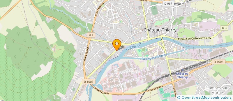 localisation de l'entreprise MONSIEUR GUY BUHRY DE LA BRIERE  CHATEAU-THIERRY