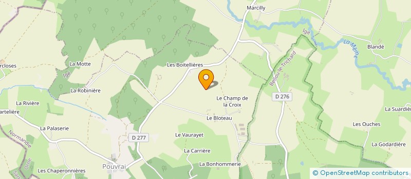 localisation de l'entreprise MONSIEUR GUY BULOT à POUVRAI