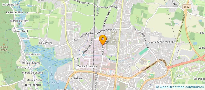 localisation de l'entreprise MONSIEUR GUY BULTEAU à LES SABLES D'OLONNE