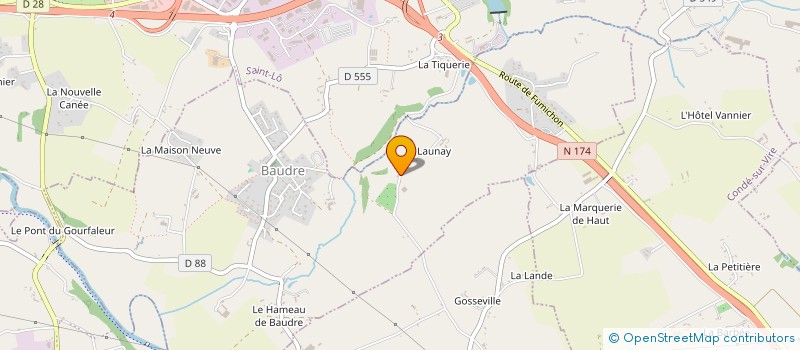 localisation de l'entreprise MONSIEUR GUY BUTET à BAUDRE