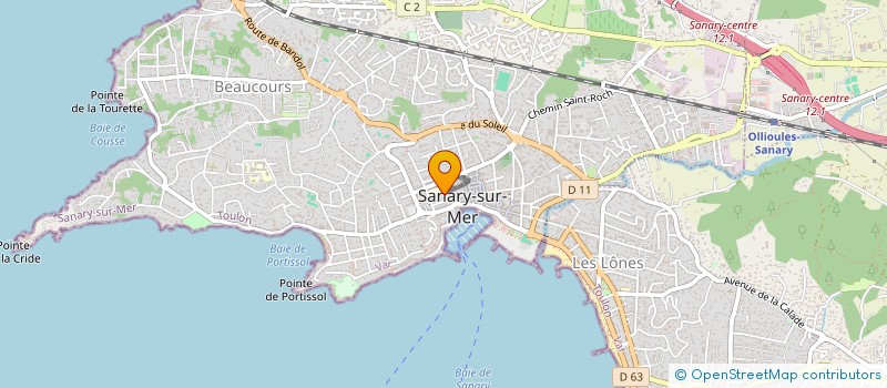 localisation de l'entreprise MONSIEUR GUY BUTTERATI à SANARY-SUR-MER