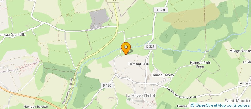 localisation de l'entreprise MONSIEUR GUY BUTTET  LA HAYE-D'ECTOT