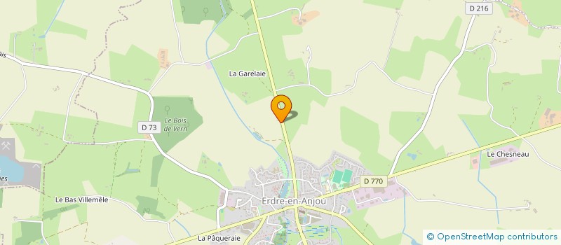 localisation de l'entreprise MONSIEUR GUY CABANES  ERDRE-EN-ANJOU