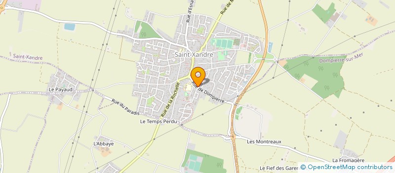 localisation de l'entreprise MONSIEUR GUY CACAUD  SAINT-XANDRE