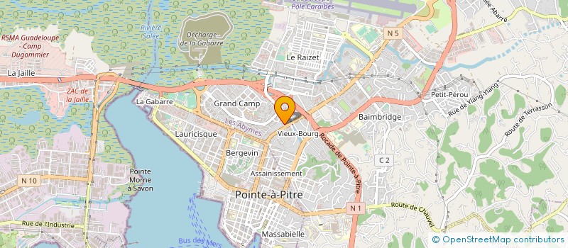 localisation de l'entreprise MONSIEUR GUY CALIF à LES ABYMES