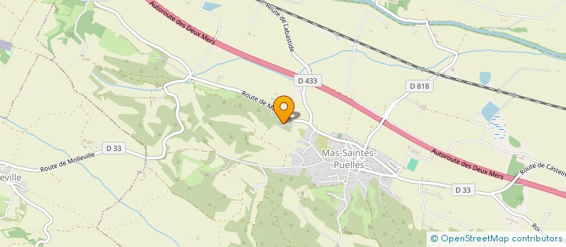 localisation de l'entreprise MONSIEUR GUY CALVET  LA POMAREDE