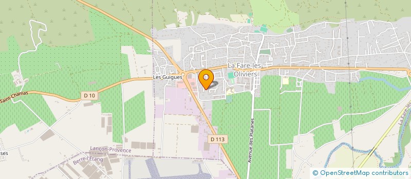 localisation de l'entreprise MONSIEUR GUY CALVIN  LA FARE-LES-OLIVIERS