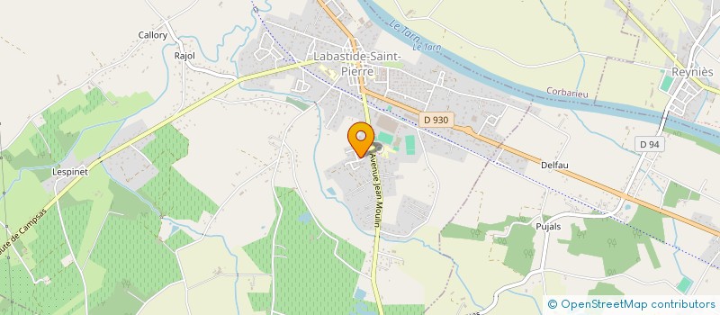 localisation de l'entreprise MONSIEUR GUY CAMARASA  LABASTIDE-SAINT-PIERRE