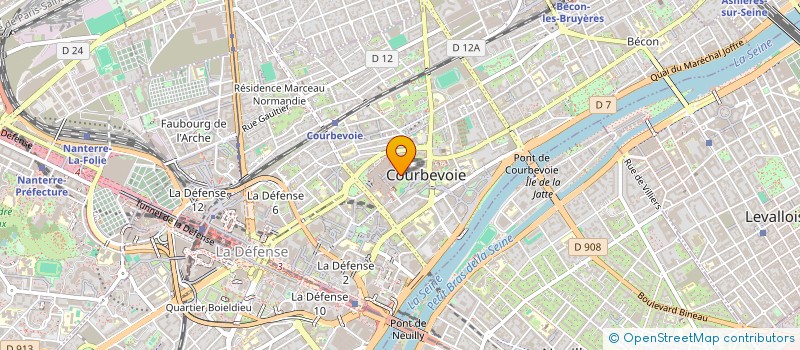 localisation de l'entreprise MONSIEUR GUY CANET  COURBEVOIE