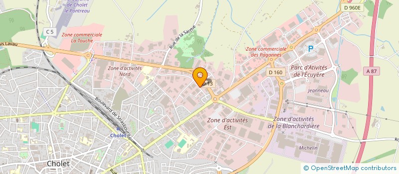 localisation de l'entreprise MONSIEUR GUY CANSOT à CHOLET