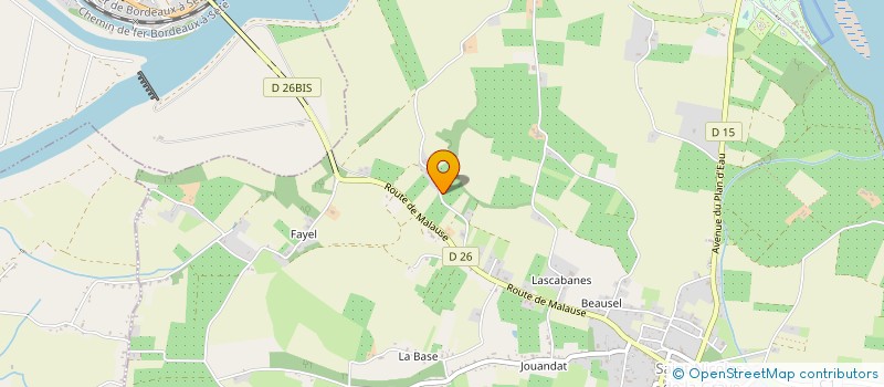 localisation de l'entreprise MONSIEUR GUY CANTEGREIL  SAINT-NICOLAS-DE-LA-GRAVE