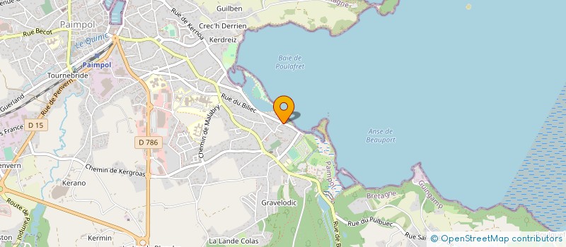 localisation de l'entreprise MONSIEUR GUY CAOUS à PAIMPOL