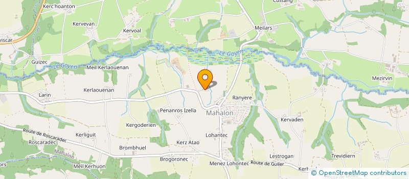 localisation de l'entreprise MONSIEUR GUY CARIOU  MAHALON
