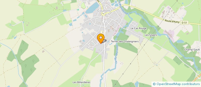 localisation de l'entreprise MONSIEUR GUY CARMIER à COULLONS