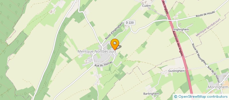 localisation de l'entreprise MONSIEUR GUY CARPENTIER  MENTQUE-NORTBECOURT