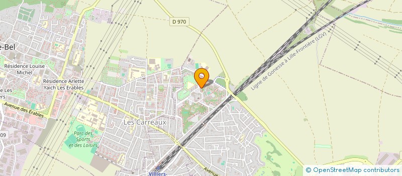 localisation de l'entreprise MONSIEUR GUY CARRE  GONESSE