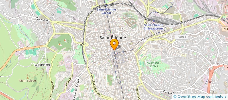 localisation de l'entreprise MONSIEUR GUY CARROT à SAINT-ETIENNE