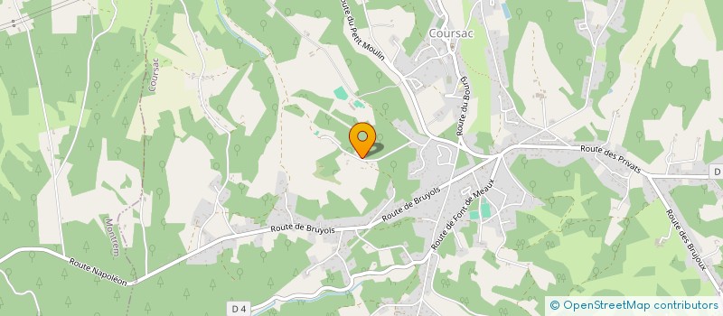 localisation de l'entreprise MONSIEUR GUY CARTON  COURSAC