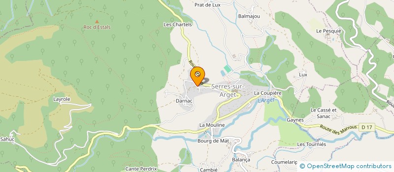 localisation de l'entreprise MONSIEUR GUY CASSE à SERRES-SUR-ARGET