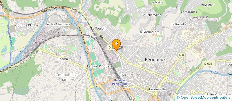 localisation de l'entreprise MONSIEUR GUY CASTANET  PERIGUEUX