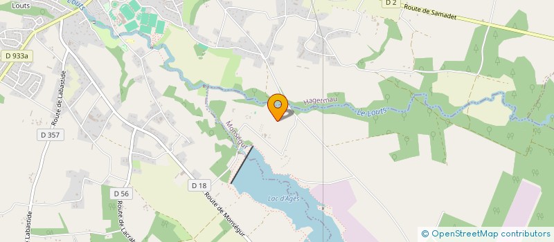 localisation de l'entreprise MONSIEUR GUY CASTERA  MONSEGUR