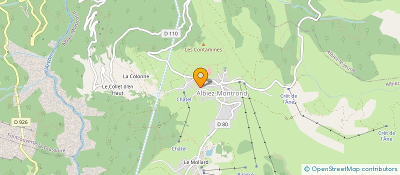 localisation de l'entreprise MONSIEUR GUY CASTINEL  SAINT-PANCRACE