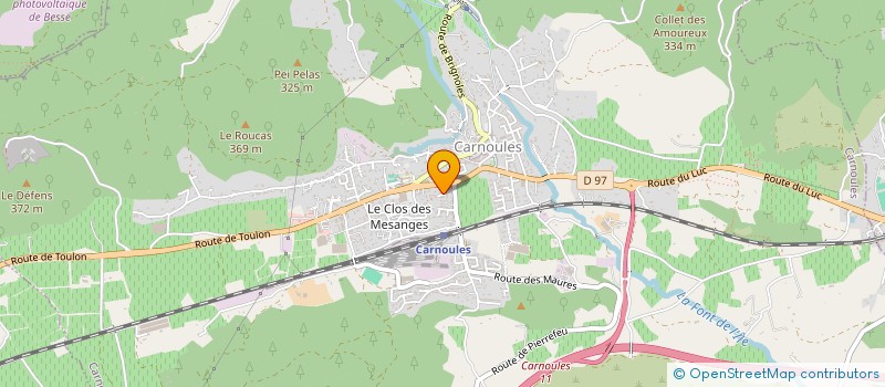 localisation de l'entreprise MONSIEUR GUY CATEAU à CARNOULES