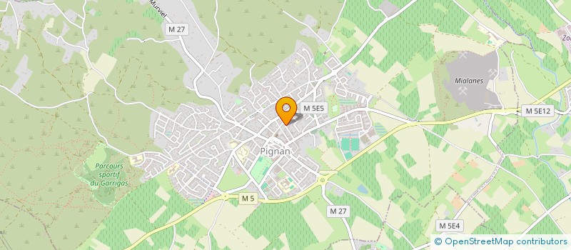 localisation de l'entreprise MONSIEUR GUY CATRIX à PIGNAN