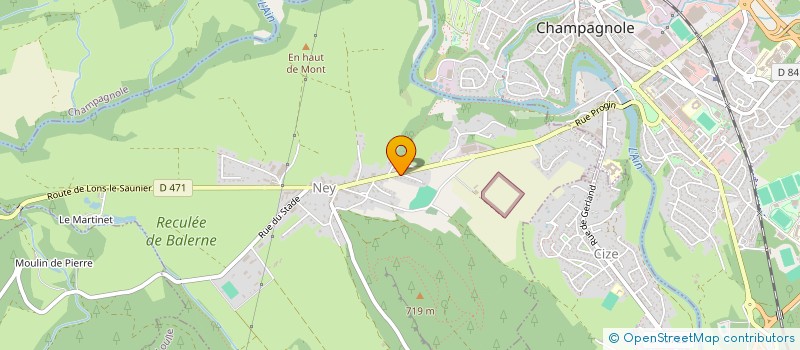 localisation de l'entreprise MONSIEUR GUY CATTENOZ  NEY