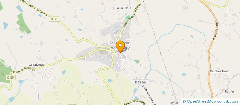 localisation de l'entreprise MONSIEUR GUY CATUSSE  MONTALZAT