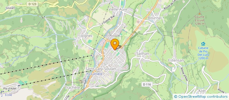 localisation de l'entreprise MONSIEUR GUY CAZENAVE  SAINT-LARY-SOULAN