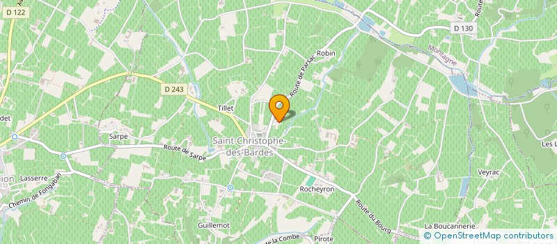 localisation de l'entreprise MONSIEUR GUY CAZENAVE  SAINT-SULPICE-DE-FALEYRENS