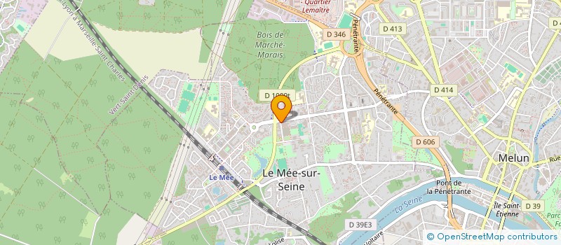 localisation de l'entreprise MONSIEUR GUY  CELESTIN NGUIE  LE MEE-SUR-SEINE