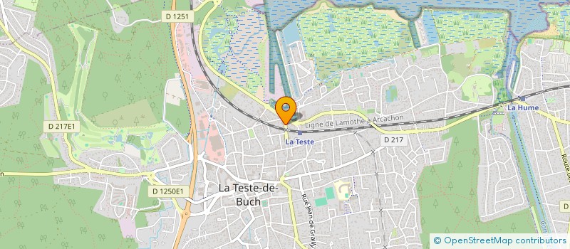 localisation de l'entreprise MONSIEUR GUY CERLES à LA TESTE-DE-BUCH