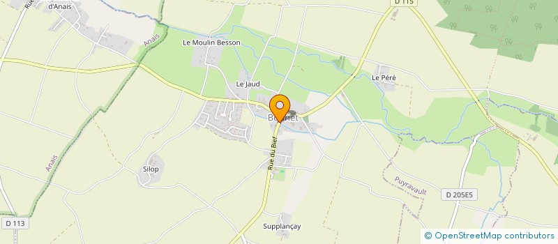 localisation de l'entreprise MONSIEUR GUY CHAGNAUD à BOUHET