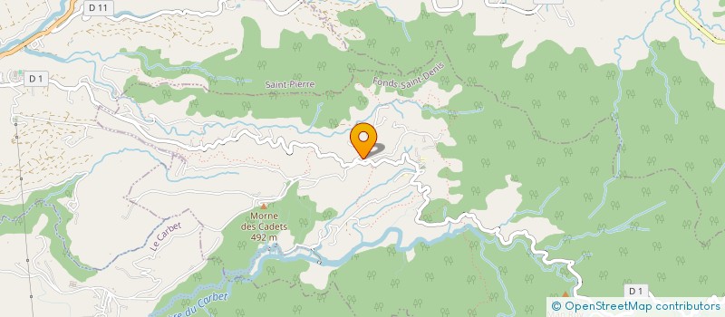 localisation de l'entreprise MONSIEUR GUY CHANTALOU  FONDS-SAINT-DENIS