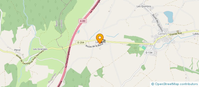 localisation de l'entreprise MONSIEUR GUY CHANUT  GELLES