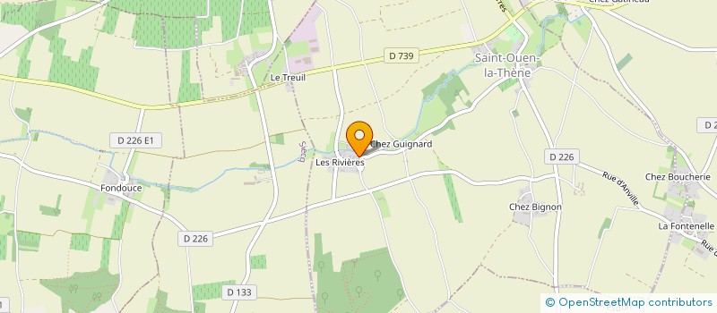 localisation de l'entreprise MONSIEUR GUY CHAPAIN à SAINT-OUEN-LA-THENE