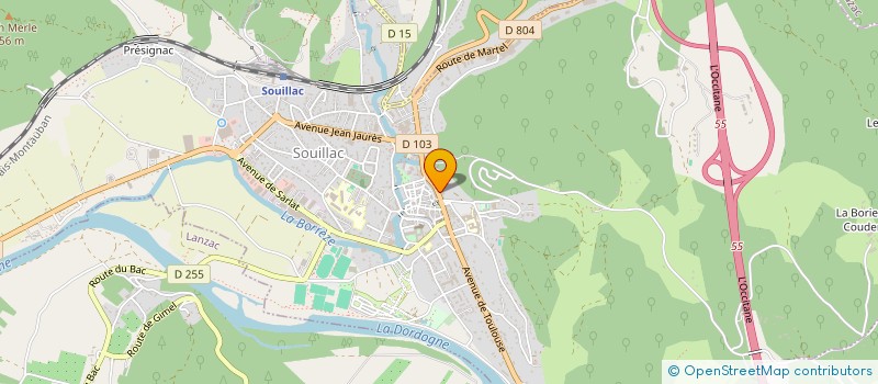 localisation de l'entreprise MONSIEUR GUY CHAPELLE  SOUILLAC