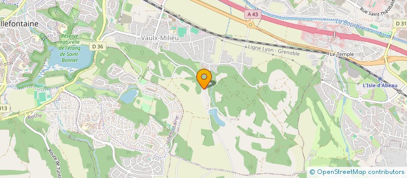 localisation de l'entreprise MONSIEUR GUY CHAPERON  VAULX-MILIEU