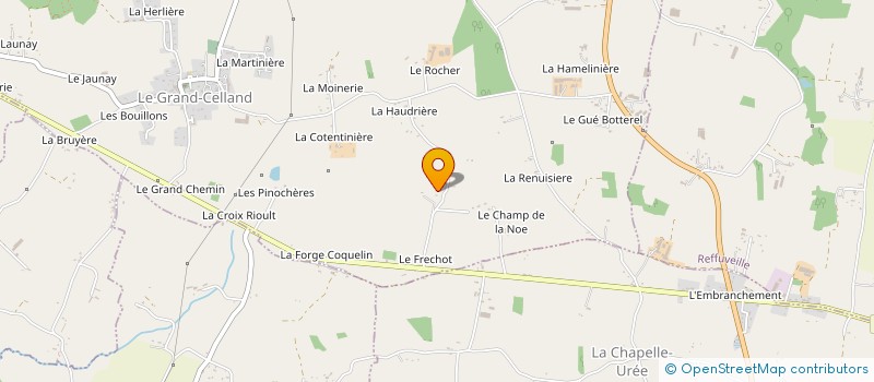 localisation de l'entreprise MONSIEUR GUY CHARUEL à LE PETIT-CELLAND