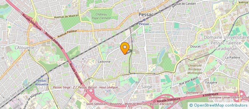 localisation de l'entreprise MONSIEUR GUY CHASSAGNEVIROL  PESSAC