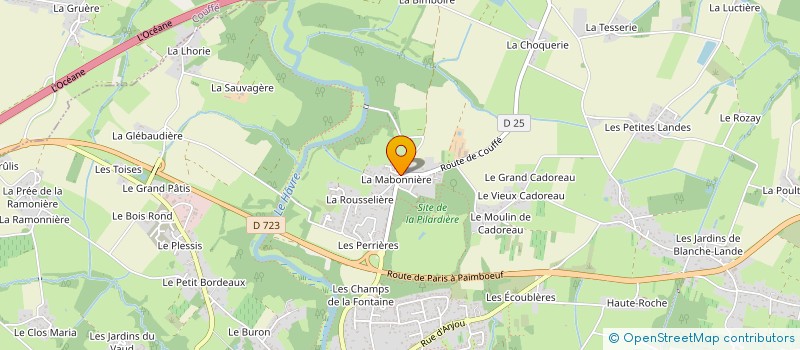 localisation de l'entreprise MONSIEUR GUY CHASSANG à OUDON